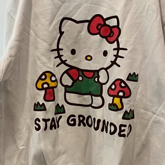 Hello Kitty Sanrio Stay Grounded Sweatshirt Size L - Picture 3 of 3